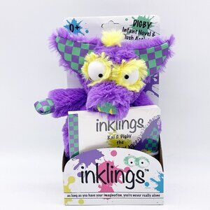 Inklings Digby Infant Plush Activity And Novel Board Book Purple Monster Sensory
